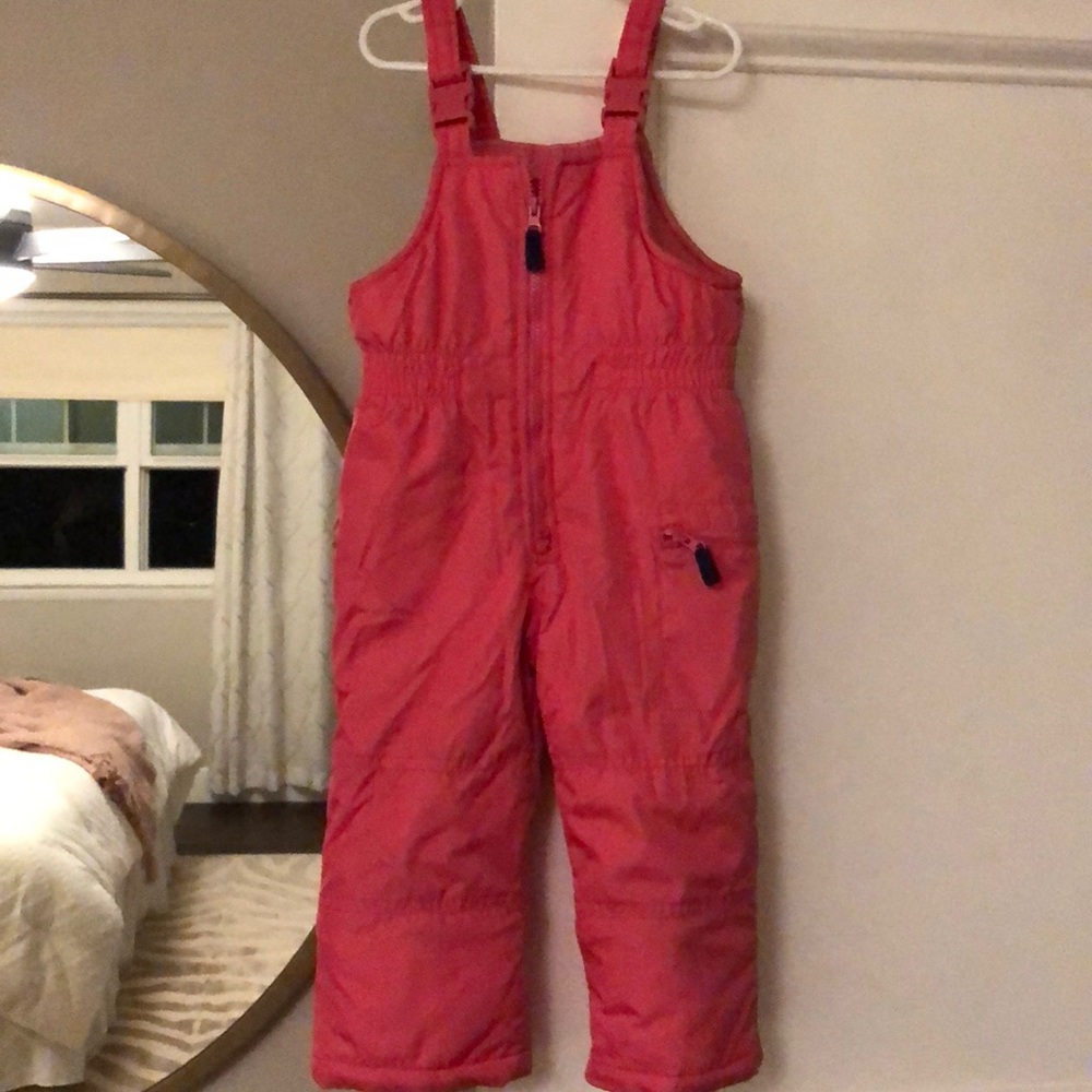 Pink Carter’s snowsuit 3T